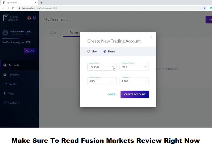 Make Sure To Read Fusion Markets Review Right Now